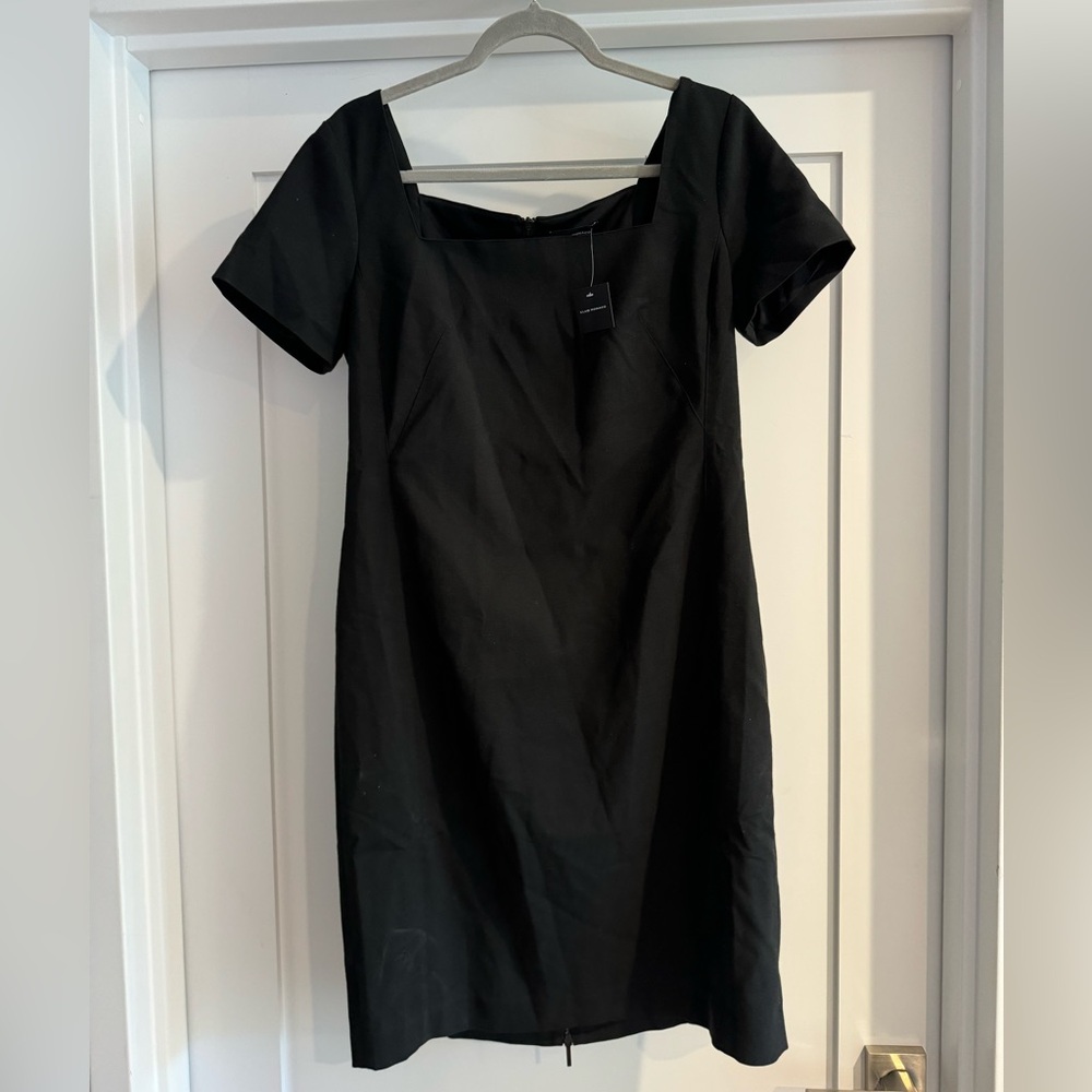 Club Monaco Black Zippered Dress| 12| NWT
